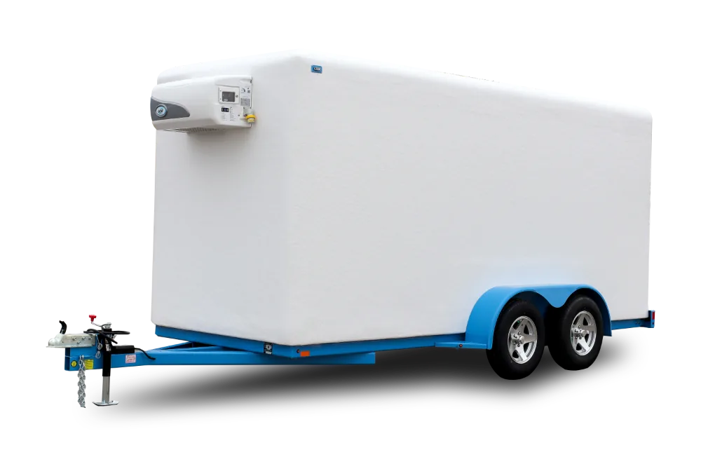 6x16 freezer trailer rental available in Utah