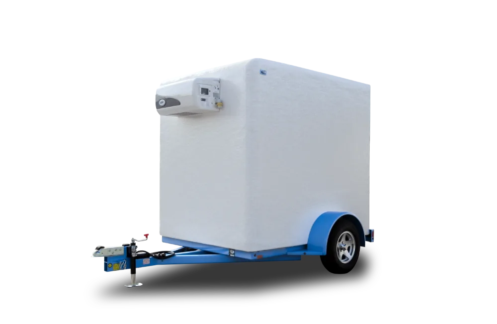 6x8 freezer trailer rental available in Utah